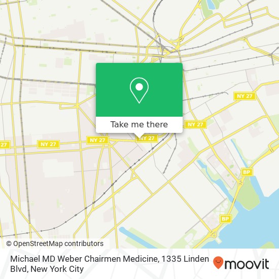 Mapa de Michael MD Weber Chairmen Medicine, 1335 Linden Blvd