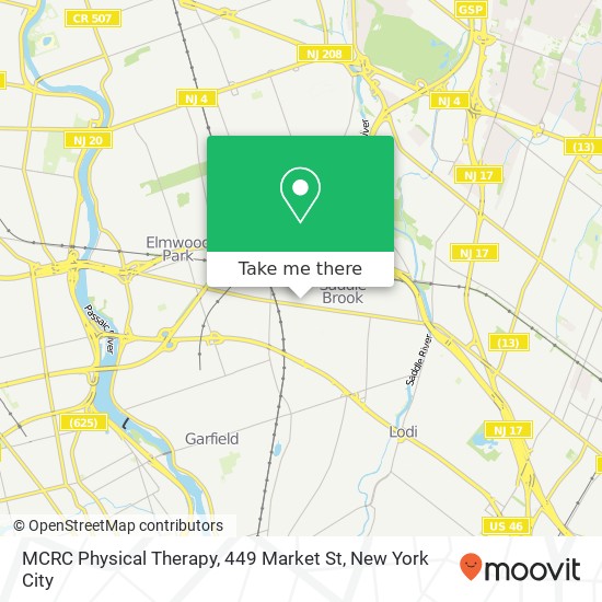 MCRC Physical Therapy, 449 Market St map