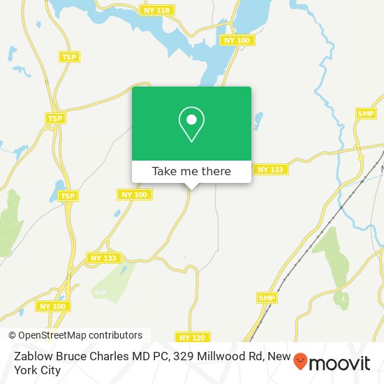 Zablow Bruce Charles MD PC, 329 Millwood Rd map