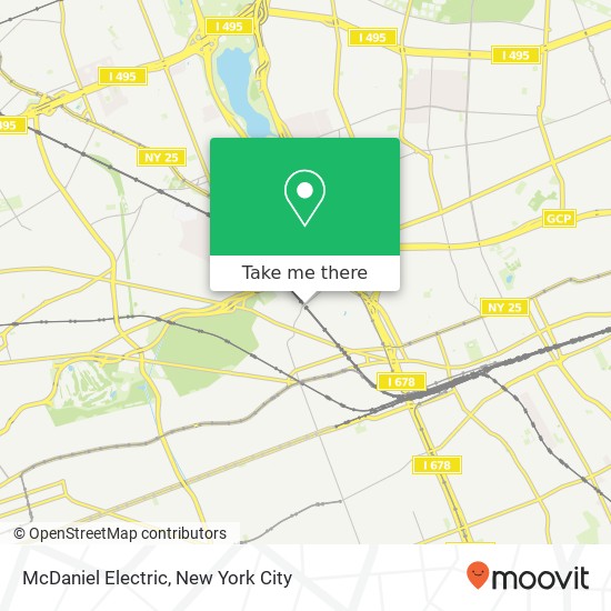 Mapa de McDaniel Electric