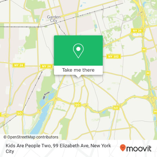 Mapa de Kids Are People Two, 99 Elizabeth Ave