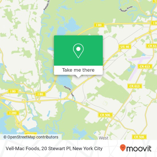 Vell-Mac Foods, 20 Stewart Pl map