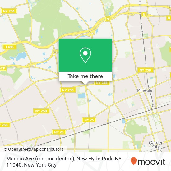 Marcus Ave (marcus denton), New Hyde Park, NY 11040 map