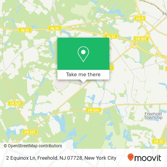 2 Equinox Ln, Freehold, NJ 07728 map