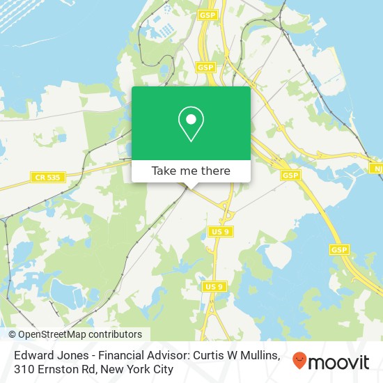 Edward Jones - Financial Advisor: Curtis W Mullins, 310 Ernston Rd map