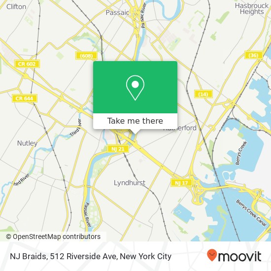 NJ Braids, 512 Riverside Ave map