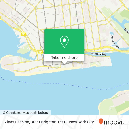 Zinas Fashion, 3090 Brighton 1st Pl map