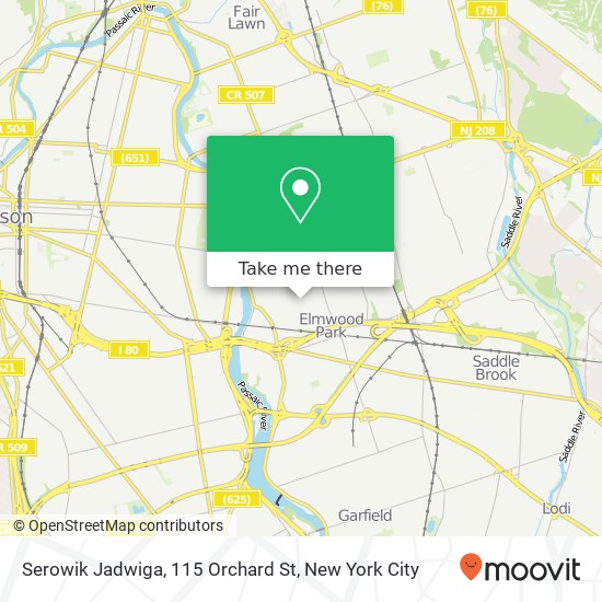 Serowik Jadwiga, 115 Orchard St map
