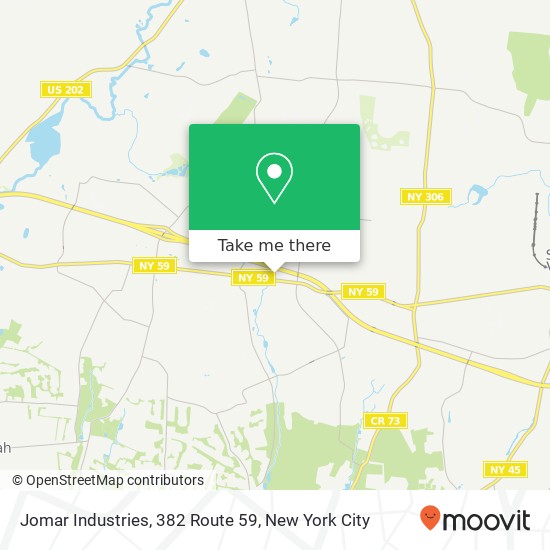 Jomar Industries, 382 Route 59 map