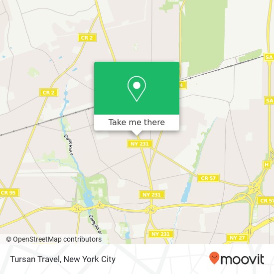 Tursan Travel map