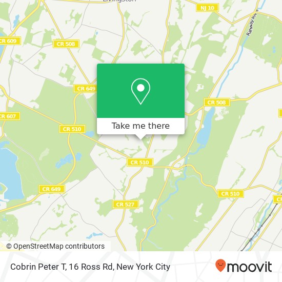 Cobrin Peter T, 16 Ross Rd map