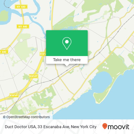 Mapa de Duct Doctor USA, 33 Escanaba Ave