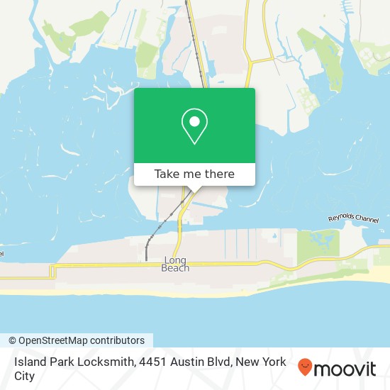 Mapa de Island Park Locksmith, 4451 Austin Blvd