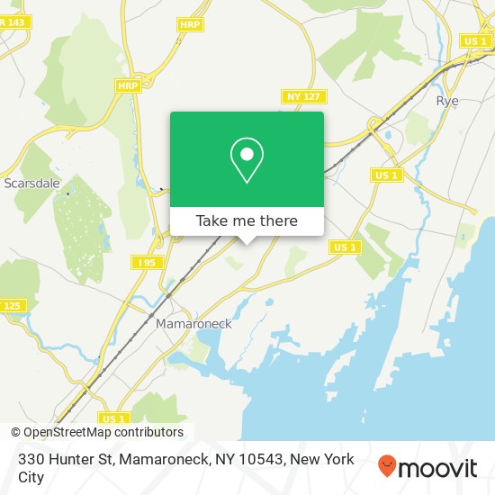 330 Hunter St, Mamaroneck, NY 10543 map
