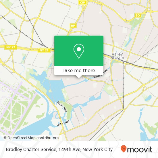 Mapa de Bradley Charter Service, 149th Ave