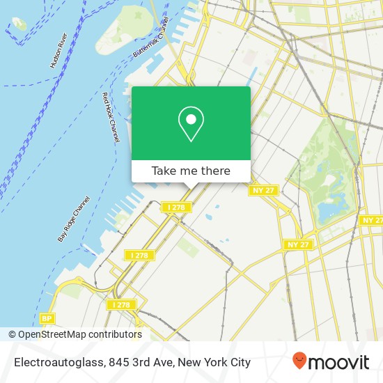 Electroautoglass, 845 3rd Ave map