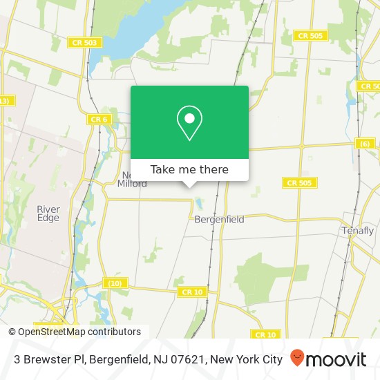 3 Brewster Pl, Bergenfield, NJ 07621 map