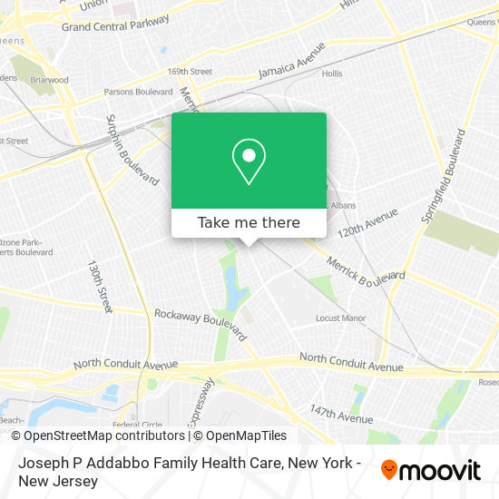 Joseph P Addabbo Family Health Care map