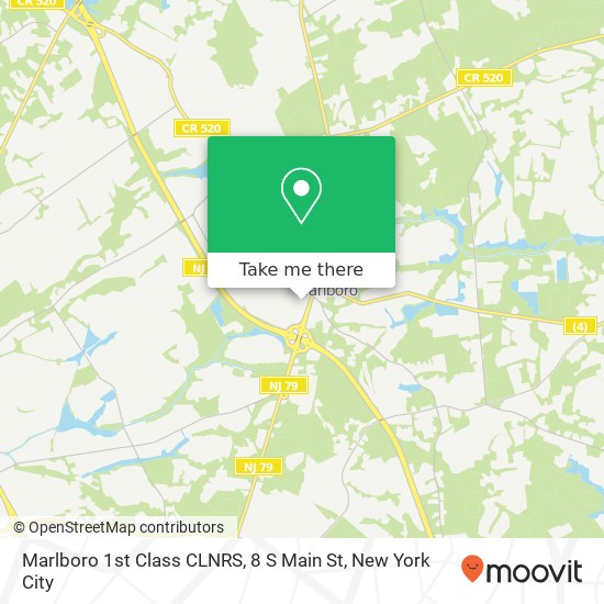 Marlboro 1st Class CLNRS, 8 S Main St map