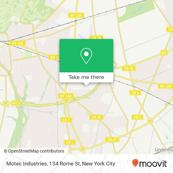 Mapa de Motec Industries, 134 Rome St