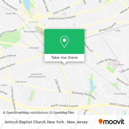 Mapa de Antioch Baptist Church