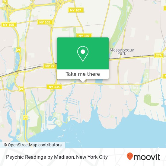 Psychic Readings by Madison map