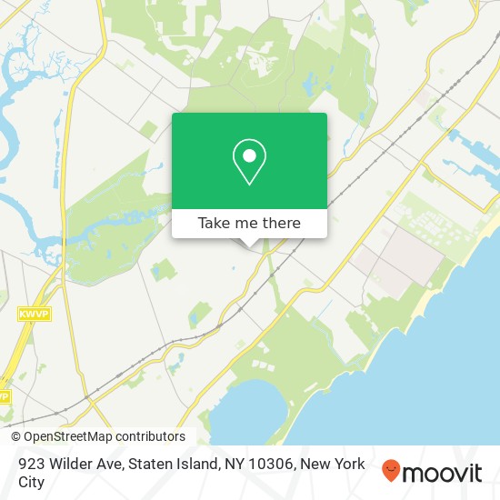 923 Wilder Ave, Staten Island, NY 10306 map