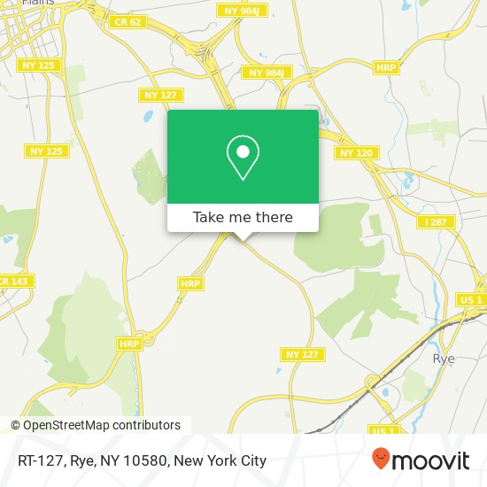 Mapa de RT-127, Rye, NY 10580