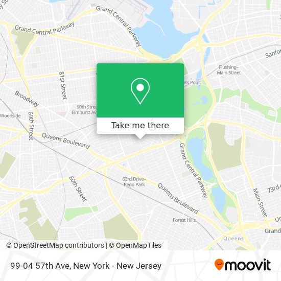 Mapa de 99-04 57th Ave