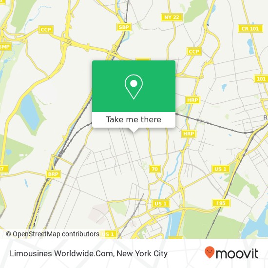 Mapa de Limousines Worldwide.Com