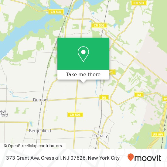 373 Grant Ave, Cresskill, NJ 07626 map