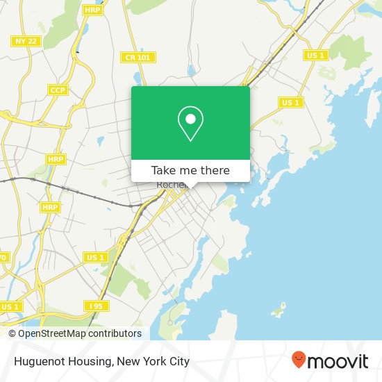 Huguenot Housing map