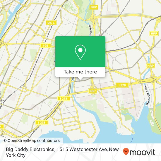 Big Daddy Electronics, 1515 Westchester Ave map