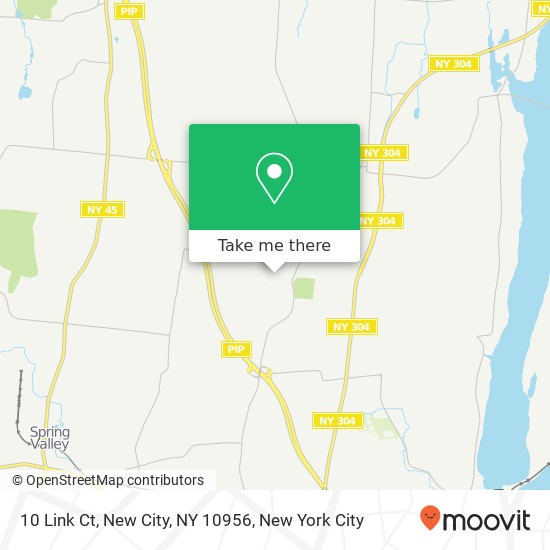 Mapa de 10 Link Ct, New City, NY 10956