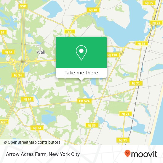 Arrow Acres Farm map