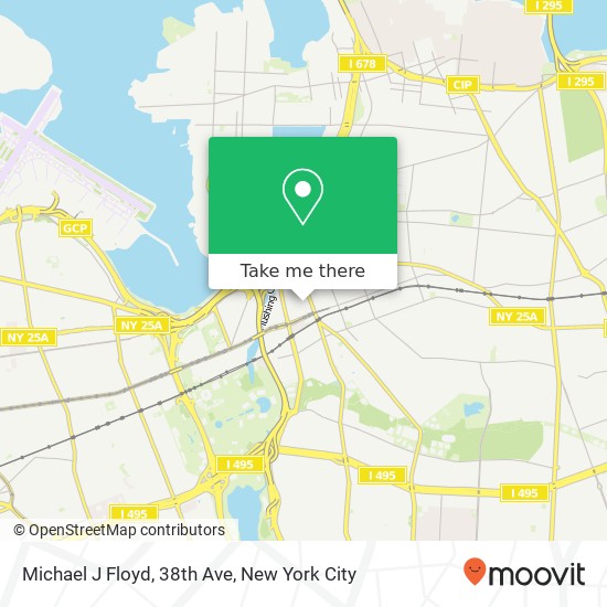 Michael J Floyd, 38th Ave map