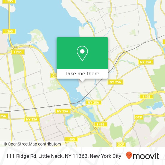 Mapa de 111 Ridge Rd, Little Neck, NY 11363