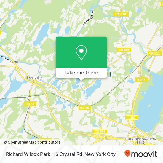 Richard Wilcox Park, 16 Crystal Rd map