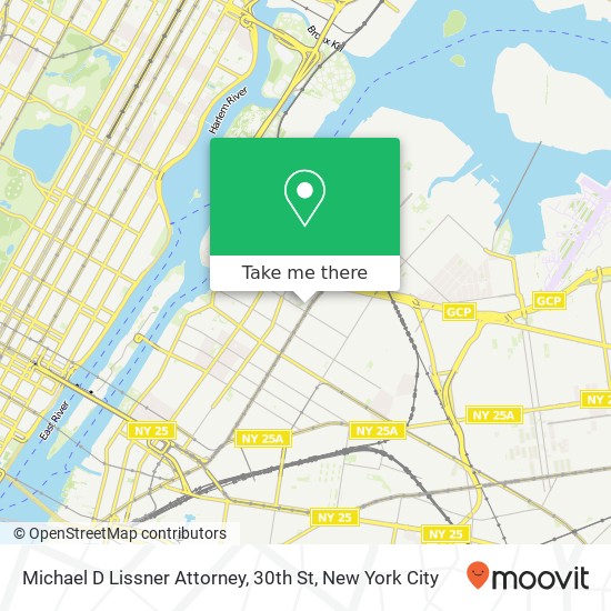 Michael D Lissner Attorney, 30th St map