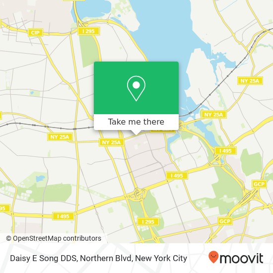 Daisy E Song DDS, Northern Blvd map