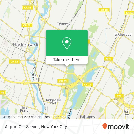 Airport Car Service map