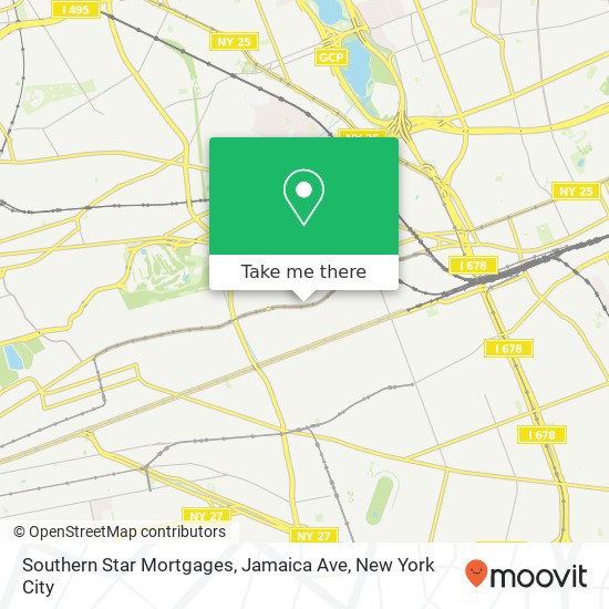 Southern Star Mortgages, Jamaica Ave map