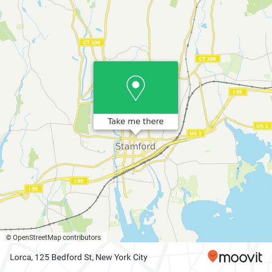 Lorca, 125 Bedford St map
