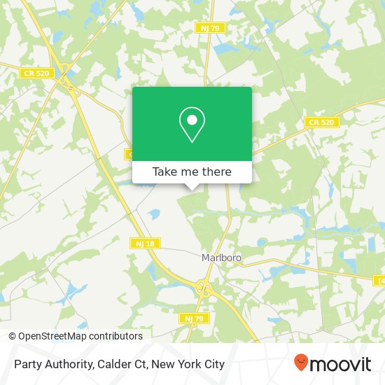 Party Authority, Calder Ct map