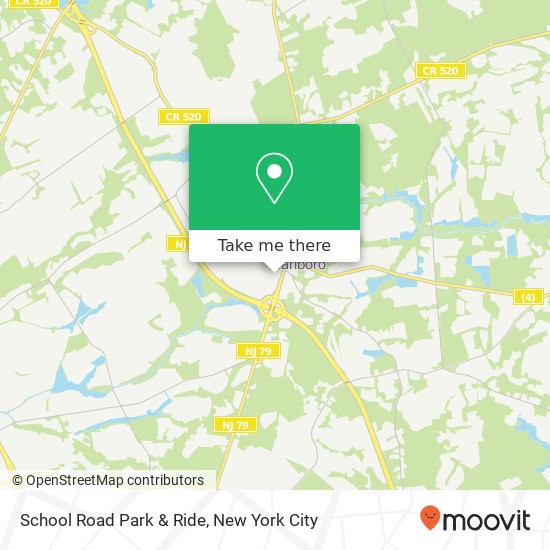 Mapa de School Road Park & Ride