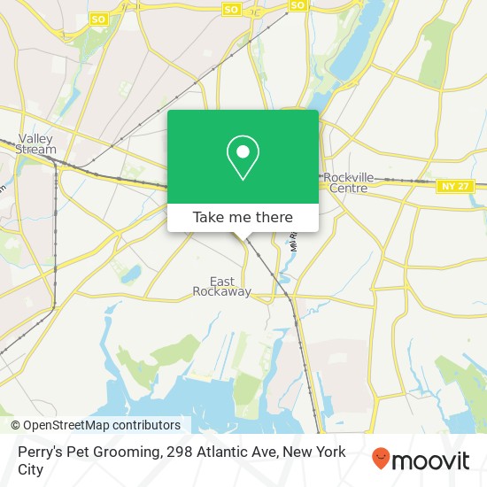 Mapa de Perry's Pet Grooming, 298 Atlantic Ave