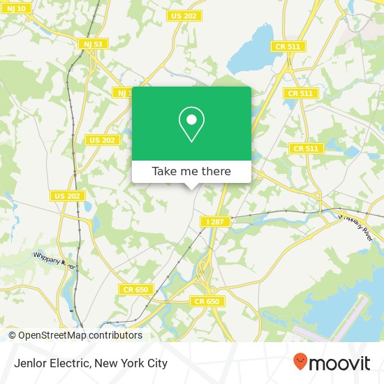 Jenlor Electric map