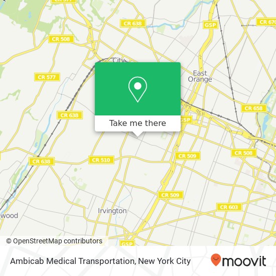 Ambicab Medical Transportation map