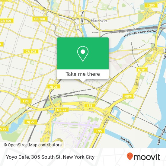 Mapa de Yoyo Cafe, 305 South St