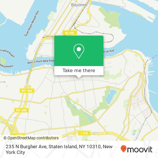 235 N Burgher Ave, Staten Island, NY 10310 map